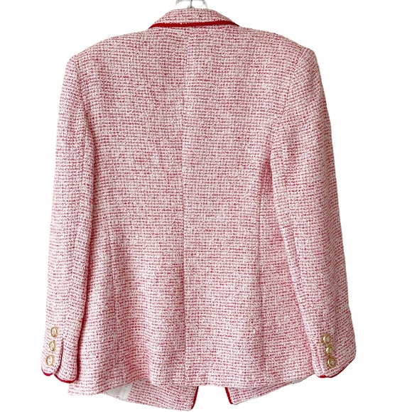 VALENTINO tweed vintage red blazer jacket - Picture 2 of 16